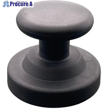 ラクテム カラーマグネット ツマミ型 Φ53 ブラック CMK53-B  1個 ▼682-8101