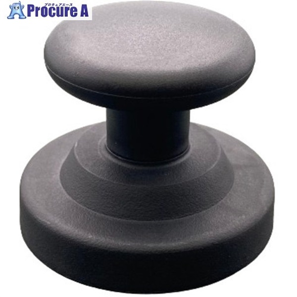 ラクテム カラーマグネット ツマミ型 Φ53 ブラック CMK53-B  1個 ▼682-8101