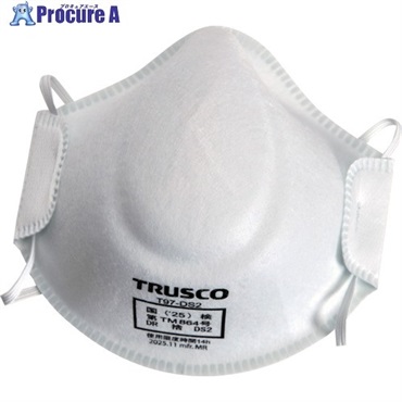 TRUSCO 高密着 使い捨て式防じんマスク DS2(10枚入) T97-DS2  1箱 ▼706-2188