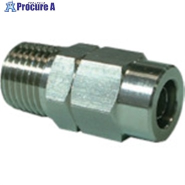 チヨダ SUS316メイルコネクタ 10mm・R3/8 HS-10-03M  1個 ▼808-2950