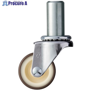 ハンマー 差込み旋回式ウレタン車輪(ナイロンホイール)40mm 420EK-UR40  1個 ▼814-2712