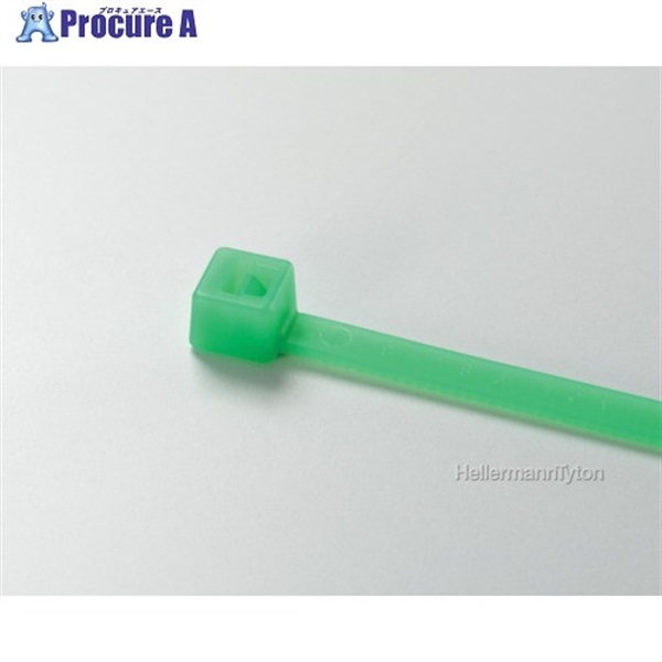 TYTON カラータイ 幅3.5×長さ152mm 屋内使用 (100本入) 蛍光グリーン T30R-GRN-L  1袋 ▼850-3918