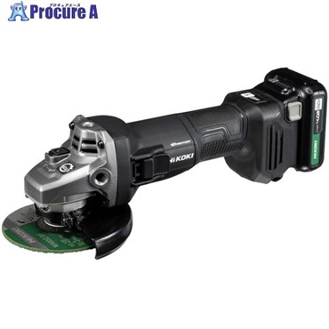 HiKOKI コードレスディスクグラインダ 10.8V ブレーキ付 100mm セット品 ストロングブラック仕様 G1210DA(2LSBK)  1台 ▼699-8440