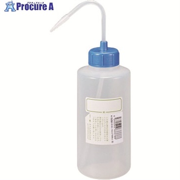 TGK NT洗瓶 BII型 カラーcap広口 500mL 色8 CB コバルトブルー 927-22-22-68  1本 ▼183-5041
