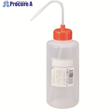 TGK NT洗瓶 BII型 カラーcap広口 500mL 色3 R レッド 927-22-22-63  1本 ▼185-3970