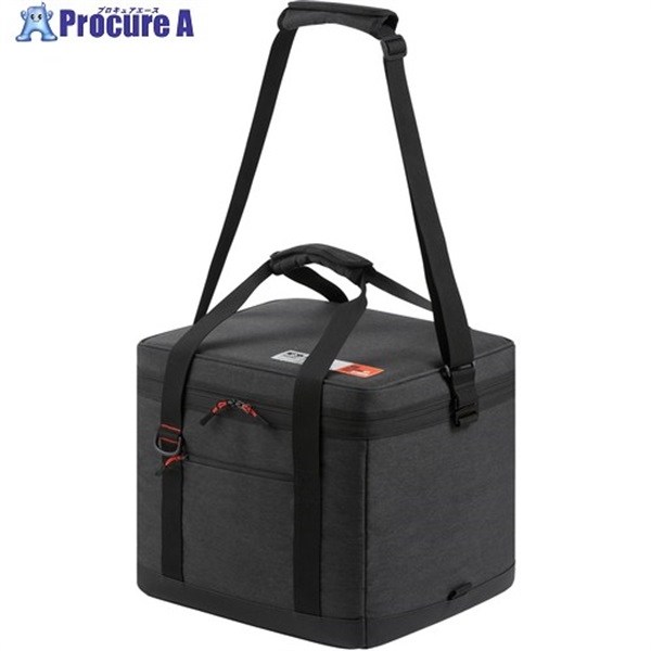 IRIS 108519 HUGEL エアロゲルソフトクーラーボックス 25L チャコールグレー AGSC-25C  1個 ▼699-8443