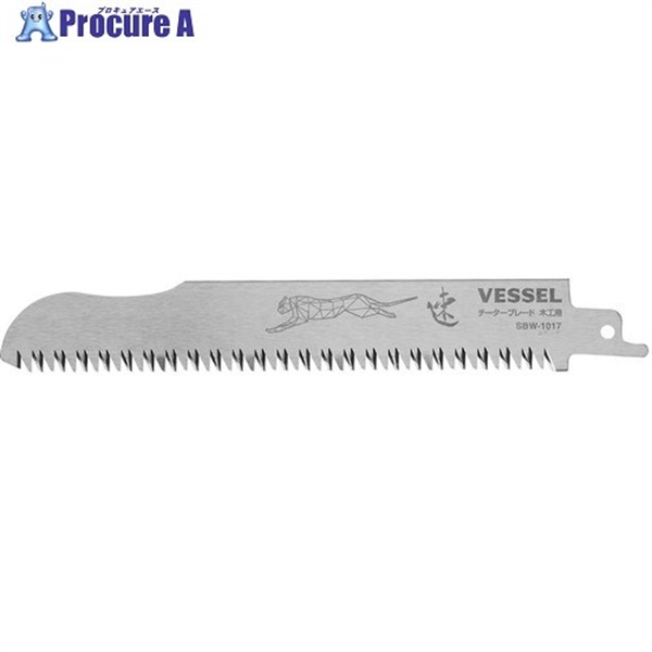 VESSEL チーターブレード木工用 175mm SBW-1017-1  1個 ▼730-5790