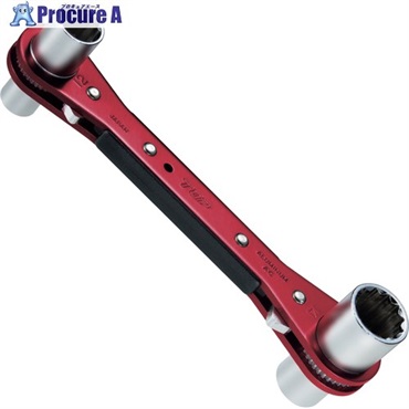 TOP ロング4サイズ板ラチェットレンチ ハイカンラッチ PRW-4HLK  1丁 ▼735-2641