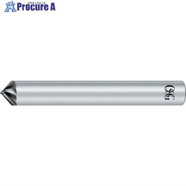 OSG 超硬面取りカッタ FXコート 2刃スパイラル 8501484 FX-SCC-0.8X45X4(8501484)  1本 ▼822-7378