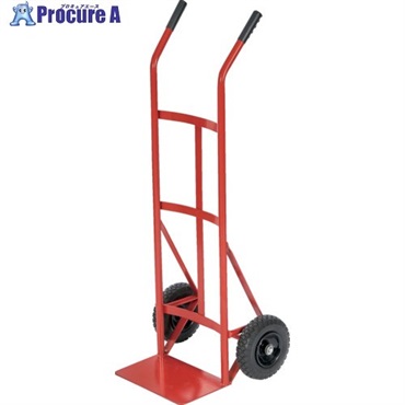 TRUSCO スチールパイプ製 ノーパンク二輪運搬車 H1185 すくい板190×340 HT-42N-A  1台 ▼724-0067