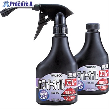TRUSCO 【期限間近特価品】 αホワイトオイルノンガスタイプ 替ボトル 350ml ECO-WO-COTSUTOME  1本 ▼733-8229