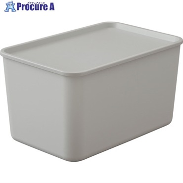 IRIS 206646 フタ付き 積み重ねBOX FTB-45D ダークグレー FTB-45D-DHA  1個 ▼679-9615