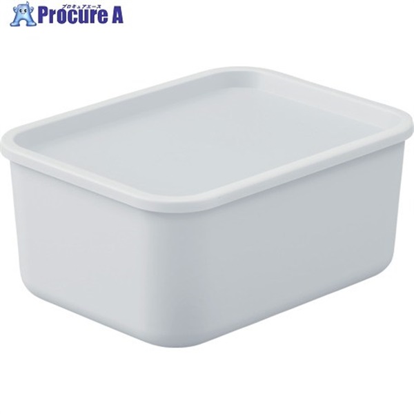 IRIS 206641 フタ付き 積み重ねBOX FTB-29 ブルーグレー FTB-29-AH  1個 ▼679-9616