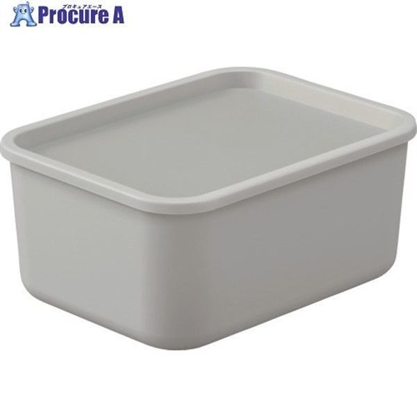 IRIS 206640 フタ付き 積み重ねBOX FTB-29 ダークグレー FTB-29-DHA  1個 ▼679-9617