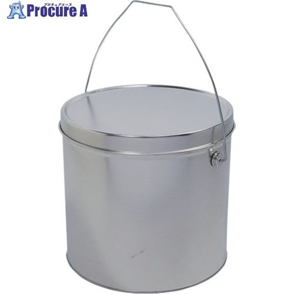 高翔 ブリキペール缶 6L カブセフタ付 870-38  1個 ▼681-3385