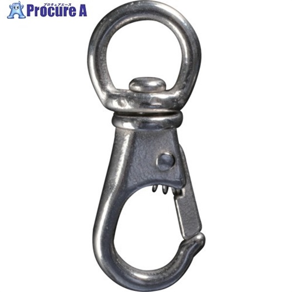 DAIDOHANT ステンレス スイベルスナップ 2.5mm (A)38×(B)9×(C)4 10104174  1個 ▼687-7661