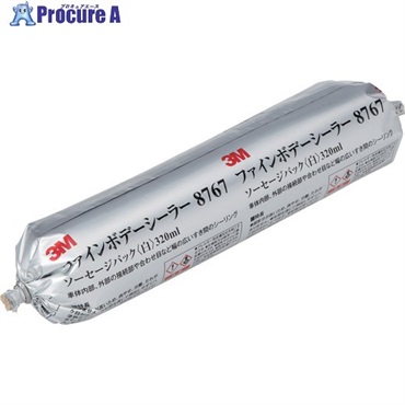 3M 【期限間近特価品】 ファインボデーシーラー ソーセージパック 8767 白 320ml 8767OTSUTOME  25本 ▼732-2539