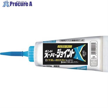 コニシ 【期限間近特価品】 スーパージョイントX ホワイトグレー 500g 05818OTSUTOME  6本 ▼732-4136
