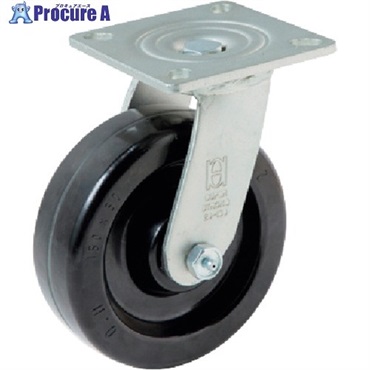 OH 24番キャスター 自在車 プラスカイト車輪付 φ100mm 24PK-100  1個 ▼405-4645