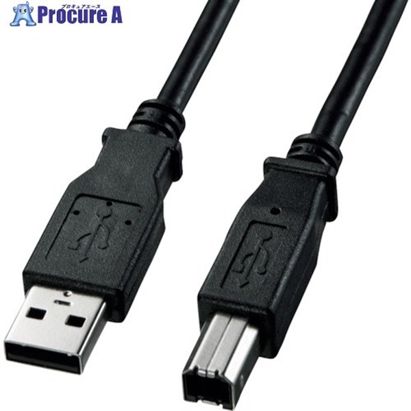SANWA USB2.0ケーブル KU20-1BKK2  1本 ▼423-6490
