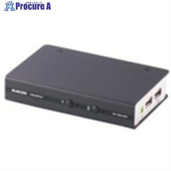 ELECOM パソコン切替器/DVI対応/BOX型/2ポート KVM-DVHDU2  1個 ▼539-4112
