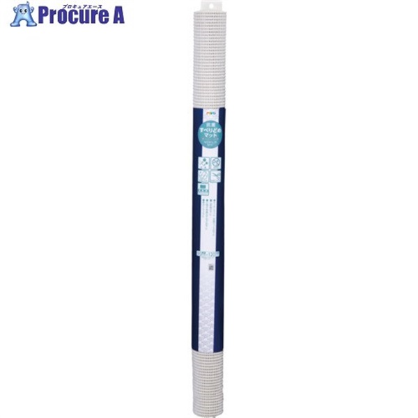 アサヒペン 抗菌すべり止めマット 90cmX120cm HS1-90ホワイト 161499  1本 ▼586-2622