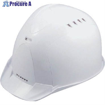 スターライト工業 通気孔付きヘルメット SS-830Z ホワイト/ホワイト FS-830-ZZ W/W  1個 ▼715-1131