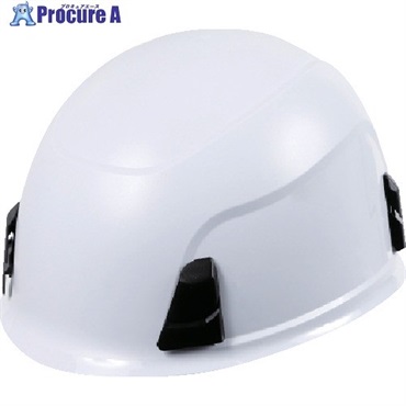 スターライト工業 ダイヤル式ヘルメット PC-2 ホワイト TC-2 W  1個 ▼715-1162
