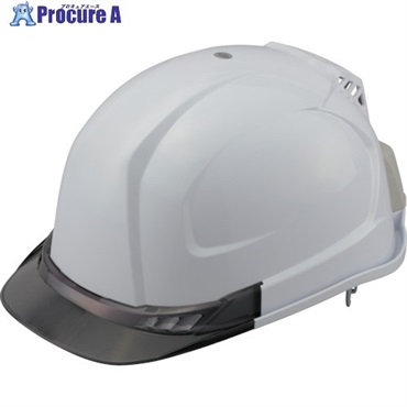 トーヨーセーフティ 送風機内蔵ヘルメット WindyHelmt スモーク NO.395F-S  1個 ▼226-2017