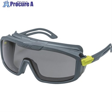 UVEX 一眼型保護メガネガード付き アイレンジシリーズ アイガード グレーレンズ 9143282  128個 ▼381-8082