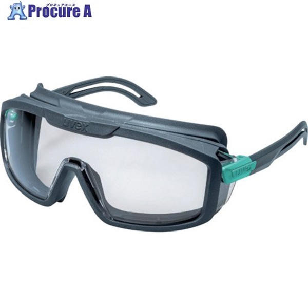 UVEX 一眼型保護メガネガード付き アイレンジシリーズ アイガード プラネット バイオベース素材 9143296  1個 ▼381-8083