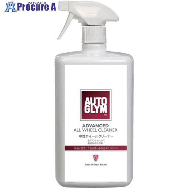 AUTOGLYM アドバンスドオールホイールクリーナー 泡が留まり汚れが見える 中性ホイールクリーナー 20AAAWC001JP  1個 ▼658-3551