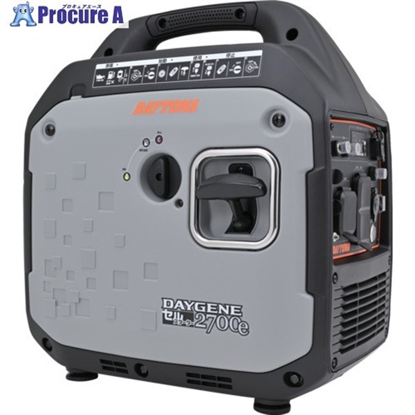 デイトナ インバーター発電機 DAYGENE2700e リモコン付き 55642  1台 ▼666-8374