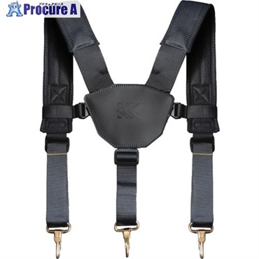 フジ矢 サスペンダーLサイズ(黒金) ASP-LBG  1本  フジ矢(株) ▼693-8410