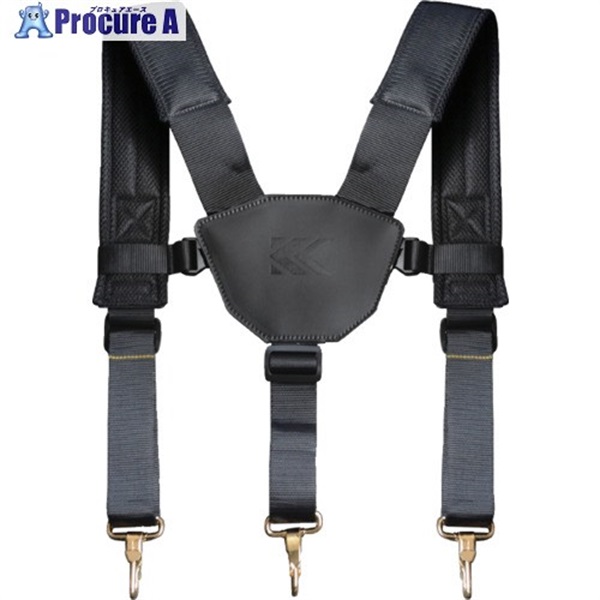 フジ矢 サスペンダーLサイズ(黒金) ASP-LBG  1本  フジ矢(株) ▼693-8410