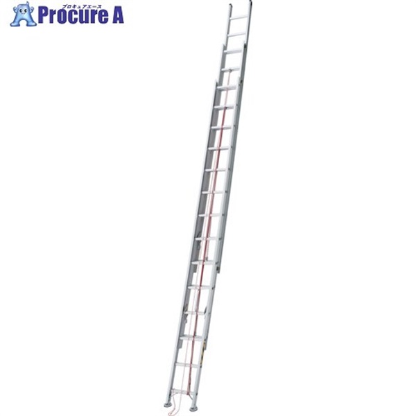 ハセガワ アップスライダー業務用3連梯子11.91m(10697) LA3-120A  1台 ▼699-5337