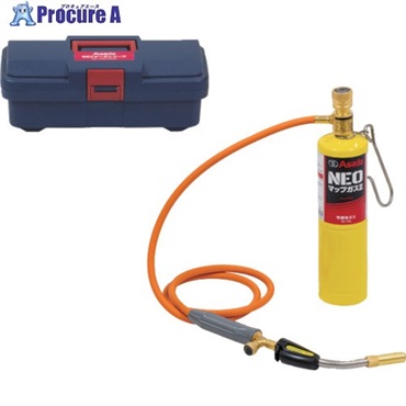 Asada ガストーチ NEOターボホース シングルセット ケース付 HT510SC  1組 ▼706-6441