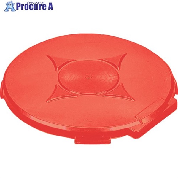 DIC オープンドラム缶用カバー DC-2:642×60 赤 DC-2-R  1枚 ▼707-7469