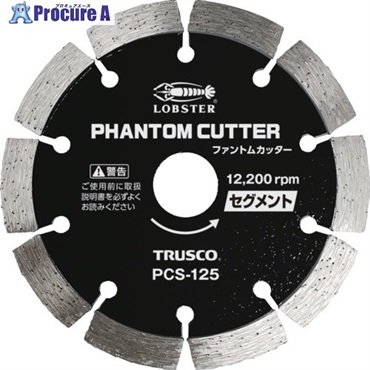 エビ ファントムカッター セグメントタイプ 乾式 125mm PCS-125  1枚 ▼711-9617