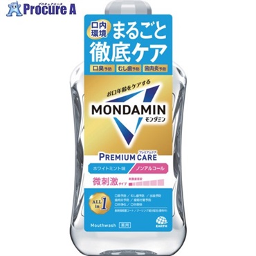 アース 洗口液 モンダミン プレミアムケア ホワイトミント 1000ml 250612  1本 ▼712-7861