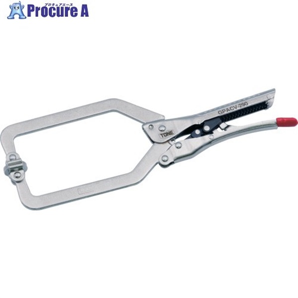 TONE オートグリッププライヤ C型スイベル 最大口開き112MM GPACV-290  1個 ▼712-7981
