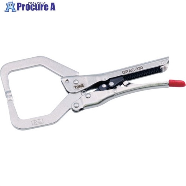 TONE オートグリッププライヤ(C型)最大口開き62MM GPAC-230  1個 ▼712-7984