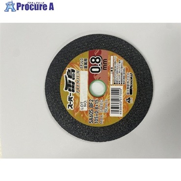 富士 切断砥石 スーパー雷鳥プレミアム0.8(10＋1) RP105081  1箱 ▼717-9453