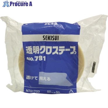 積水 透明クロステープ 50×50 N781T03  1巻 ▼124-0517