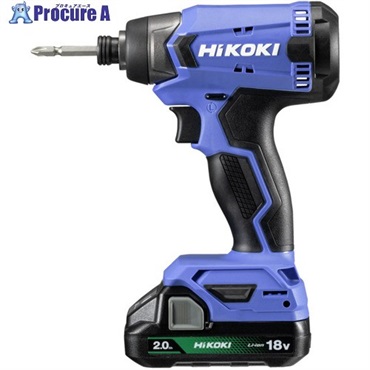 HiKOKI 18Vコードレスインパクトドライバ 2.0Ahリチウムイオン電池2個仕様 FWH18DA(2BG)  1台 ▼578-0290