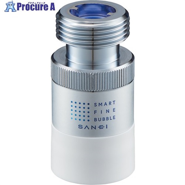 SANEI FB洗濯機用アダプター ウルトラファインバブル G3/4 樹脂製ねじ 簡単取付 PM101-20  1個 ▼729-2000