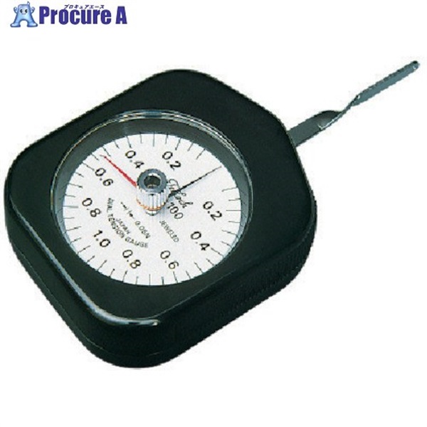 TECLOCK ダイヤルテンションゲージ 測定範囲30～300mN DTN-30G  1個 ▼838-4772