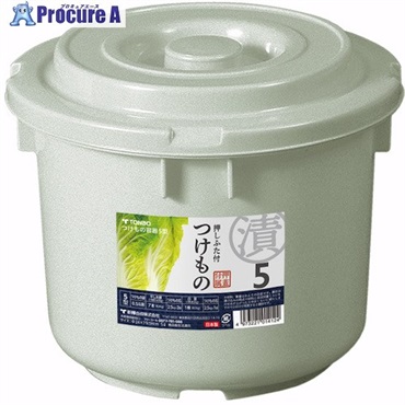TONBO つけもの容器フタ付5型 01412  1個 ▼537-0677