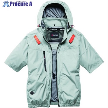 BURTLE AC半袖ブルゾン AC2096HB-60-L アッシュグレー AC2096HB-60-L  1着 ▼716-1232