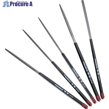 TRUSCO 組ヤスリ ファイブセット 荒目 全長170mm(12本組サイズ) ブリスターパック入 TST-26  1S ▼716-6193